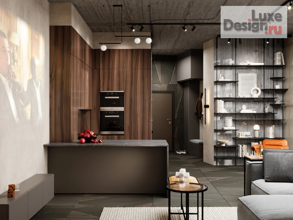 Дизайн интерьера двухкомнатной квартиры "Проект 2-комнатной квартиры NE GOLD PROJECT." (фото 1)