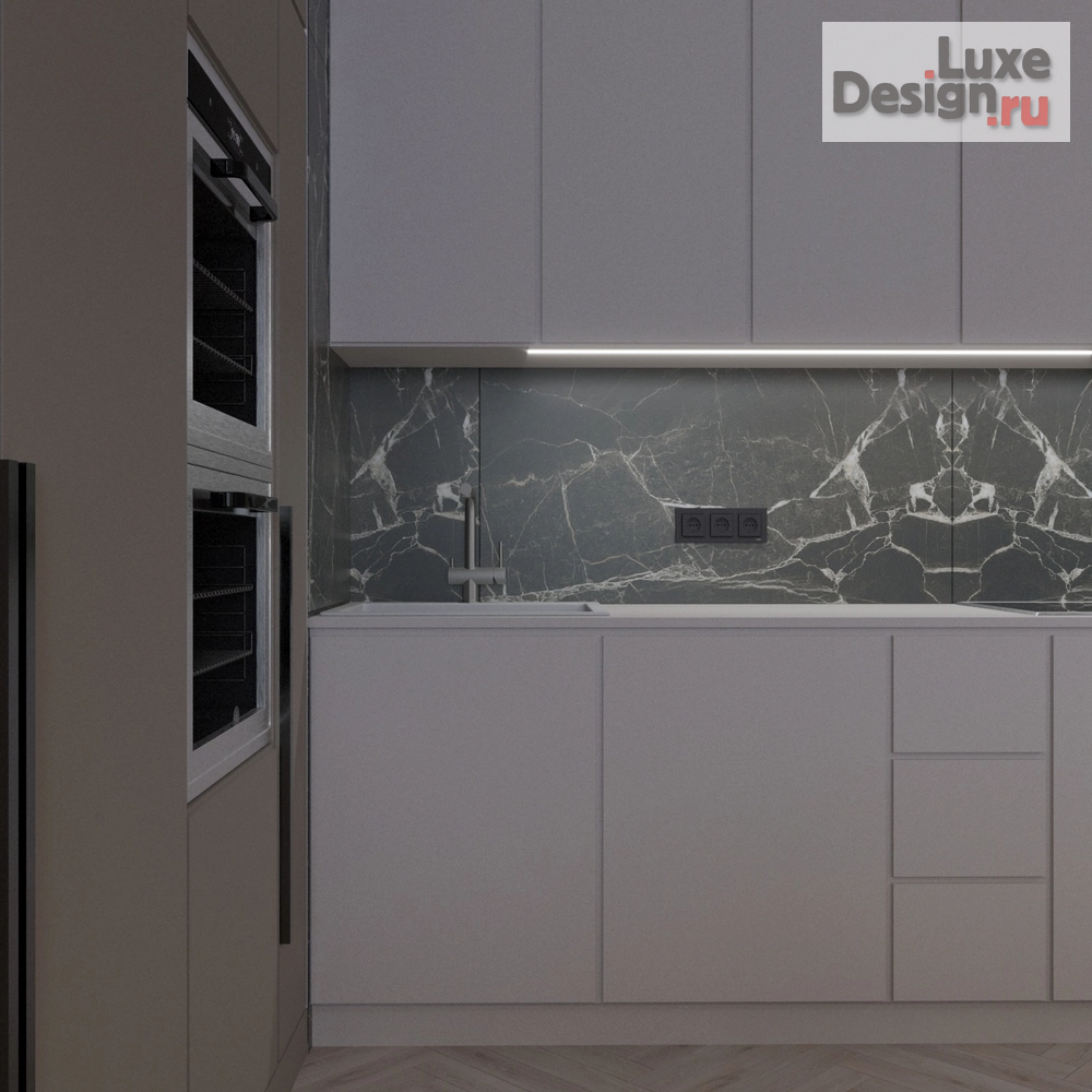 Дизайн интерьера двухкомнатной квартиры "Квартира в ЖК Видный " (фото 11)