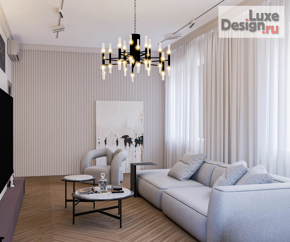 Дизайн интерьера двухкомнатной квартиры "Гринвуд" (фото 4)