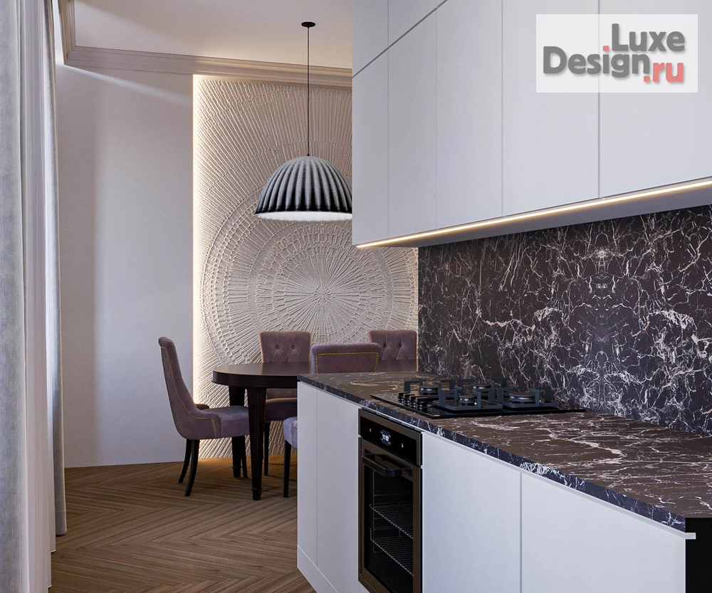 Дизайн интерьера двухкомнатной квартиры "Гринвуд" (фото 11)