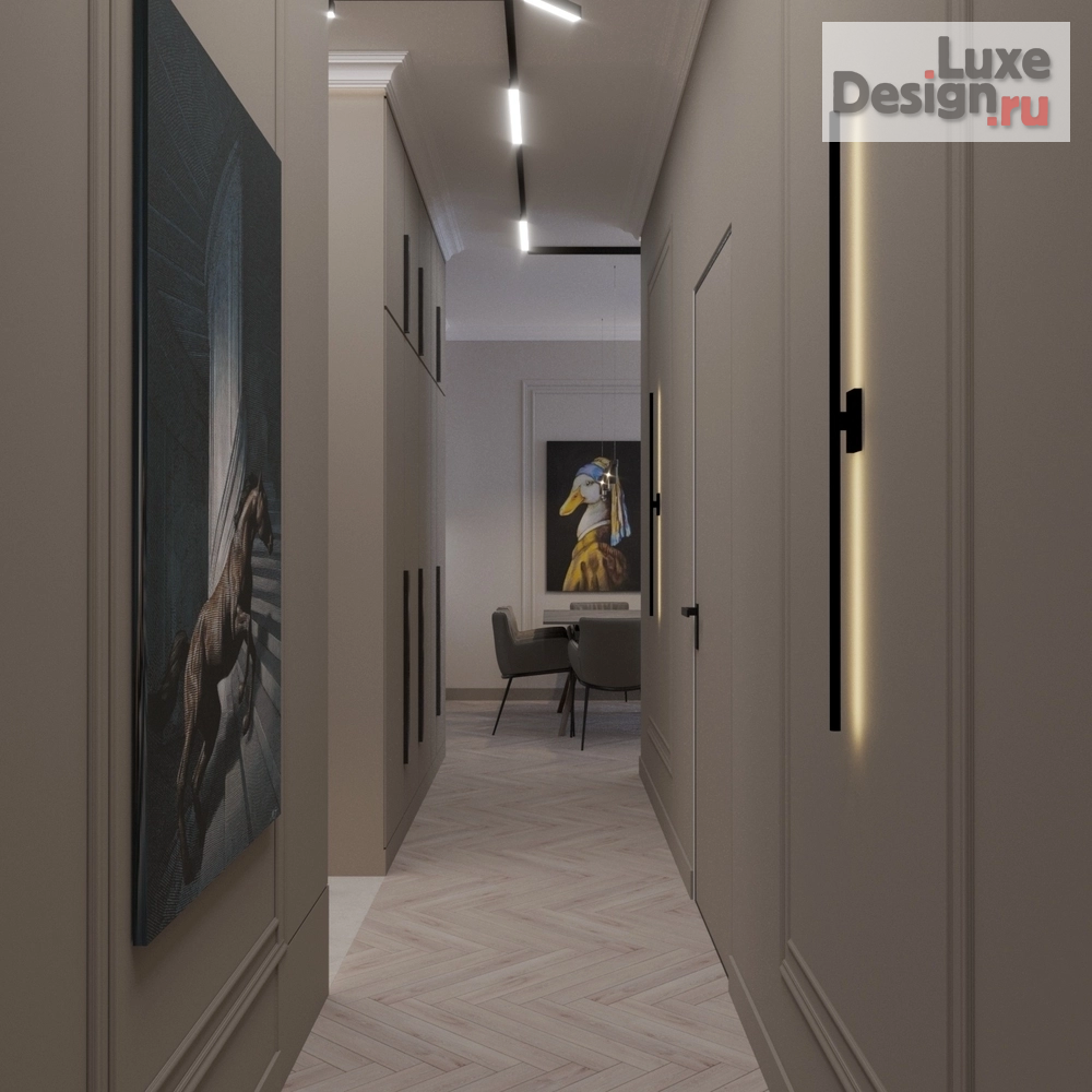 Дизайн интерьера двухкомнатной квартиры "Квартира в ЖК Видный " (фото 8)