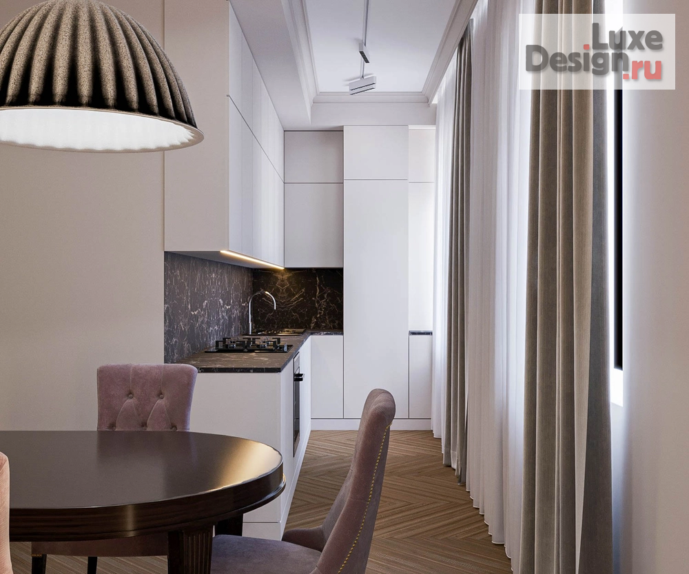 Дизайн интерьера двухкомнатной квартиры "Гринвуд" (фото 13)