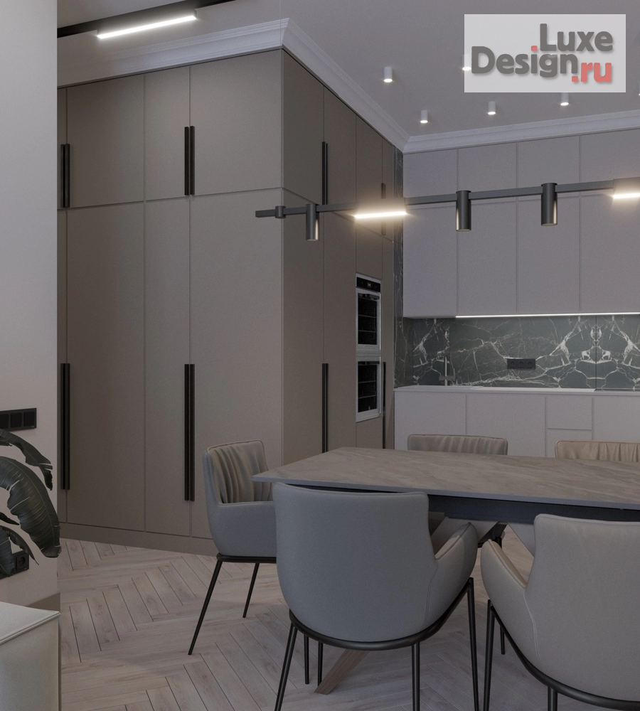 Дизайн интерьера двухкомнатной квартиры "Квартира в ЖК Видный " (фото 9)