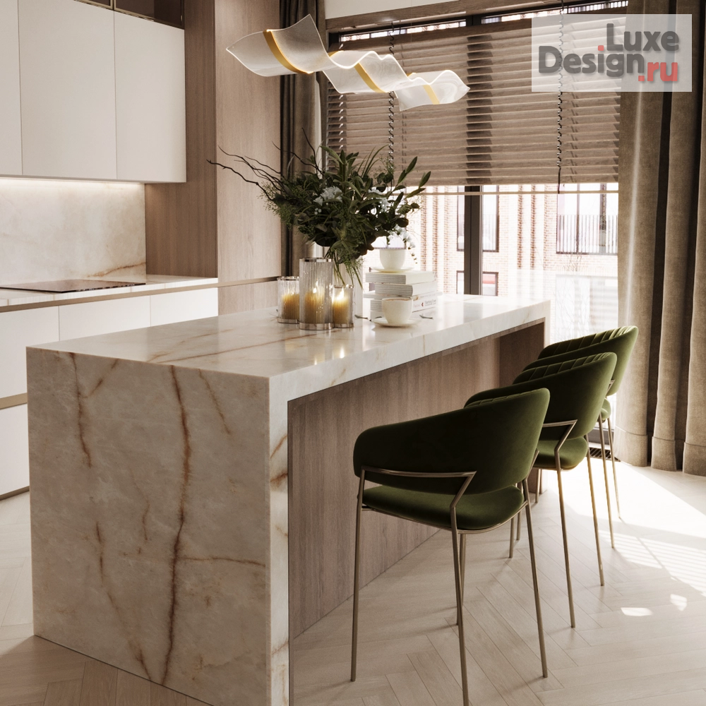 Дизайн интерьера трехкомнатной квартиры "ЖК "Загорье"" (фото 4)