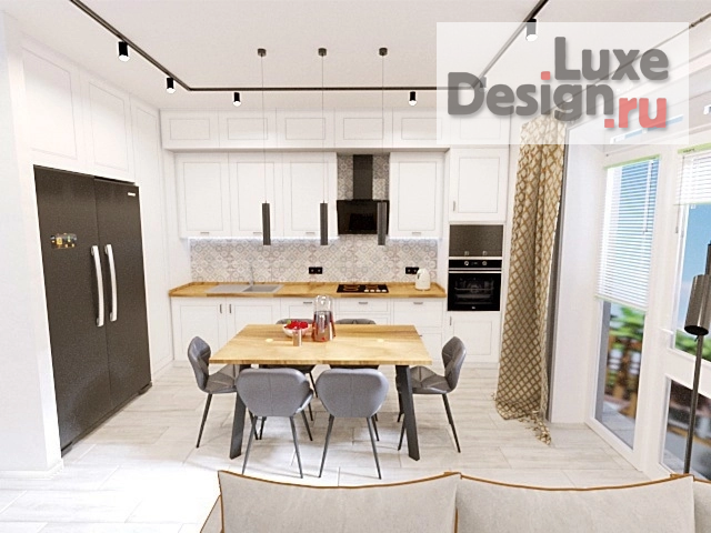 Дизайн интерьера загородного дома "Дом у моря" (фото 1)