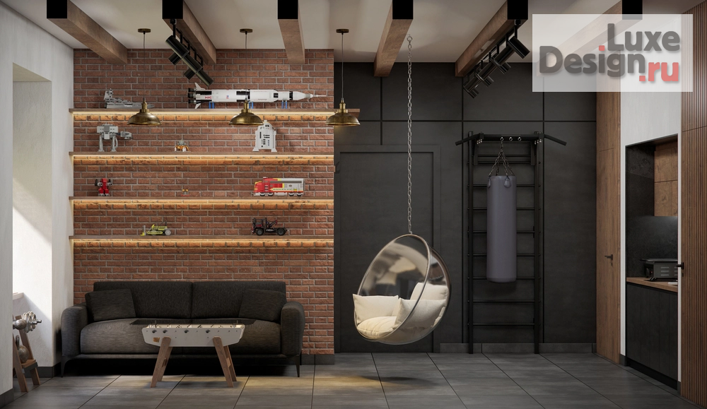 Дизайн интерьера комнаты "Дизайн интерьера келлерной. Для заказа дизайн-проекта звоните или пишите: +7 (919) 199-01-43" (фото 2)