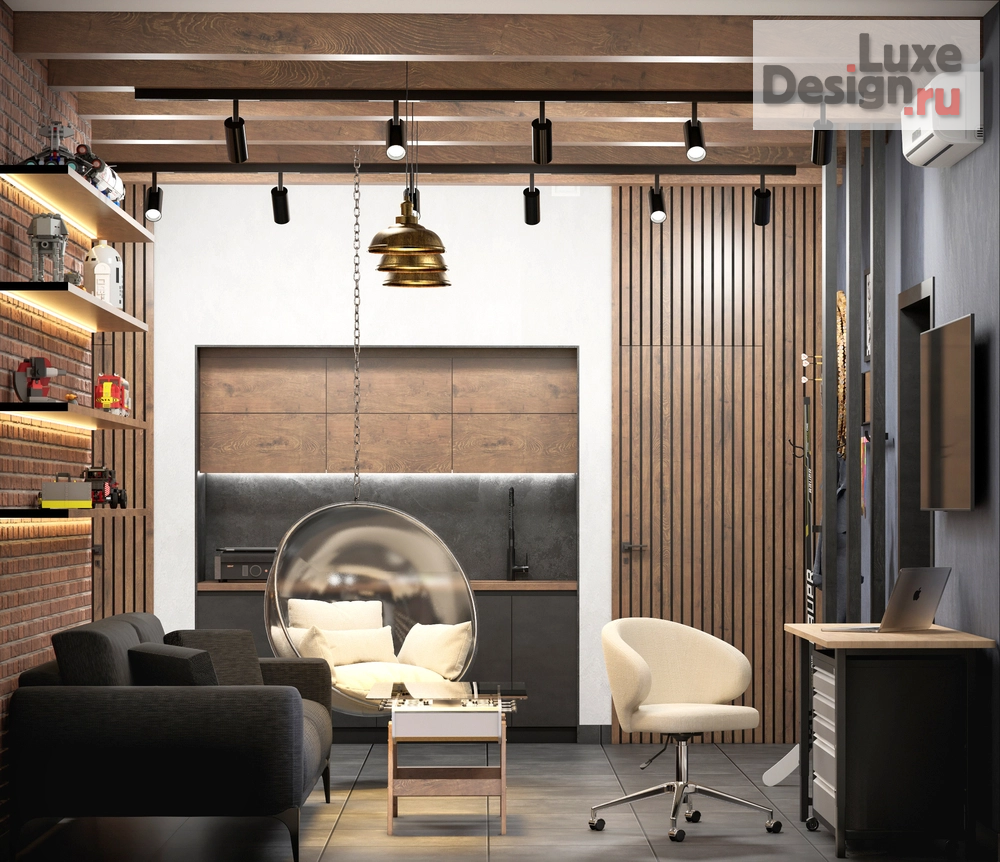 Дизайн интерьера комнаты "Дизайн интерьера келлерной. Для заказа дизайн-проекта звоните или пишите: +7 (919) 199-01-43" (фото 3)