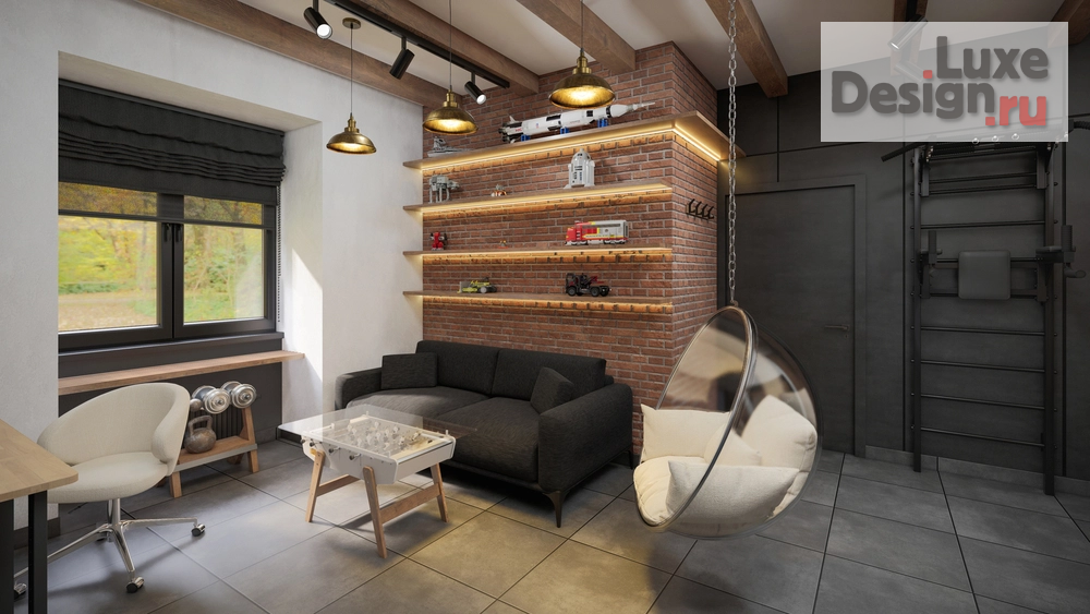 Дизайн интерьера комнаты "Дизайн интерьера келлерной. Для заказа дизайн-проекта звоните или пишите: +7 (919) 199-01-43" (фото 1)