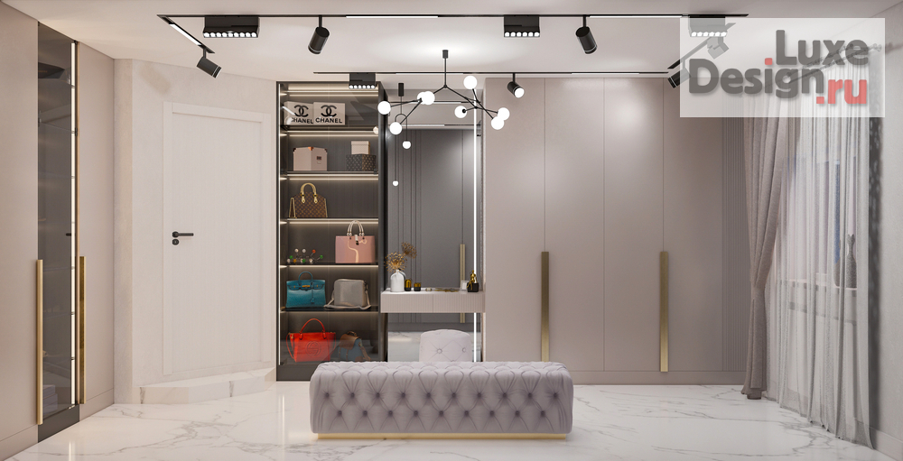 дизайн интерьера гардеробной "Дизайн интерьера гардеробной. Для заказа дизайн-проекта звоните или пишите: +7 (919) 199-01-43" (фото 1)