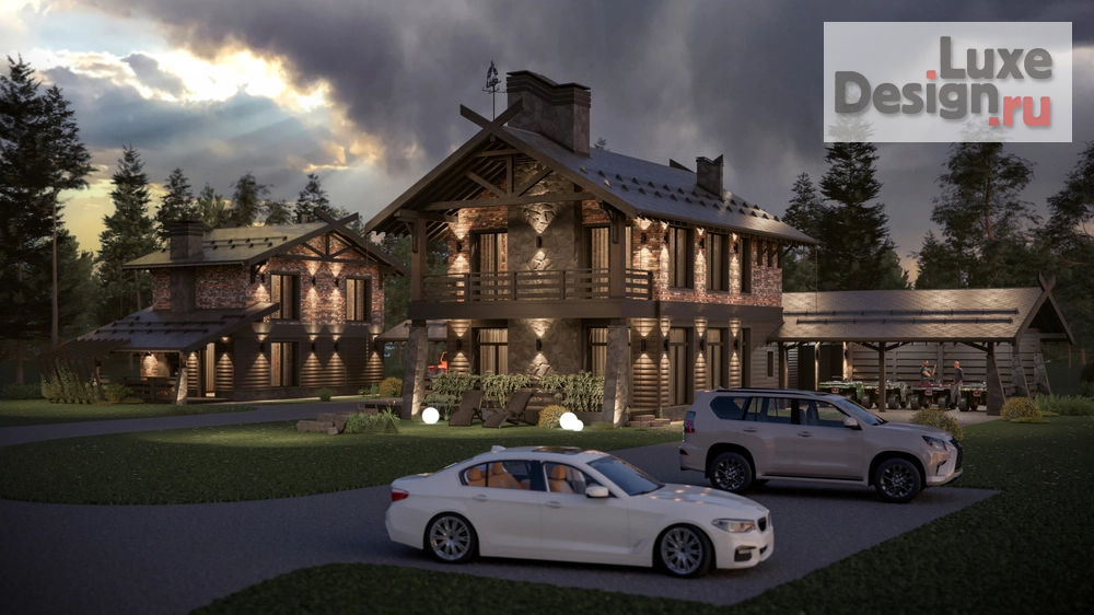 Частная архитектура "Дом Шале. Для заказа дизайн-проекта звоните или пишите: +7 (919) 199-01-43" (фото 1)