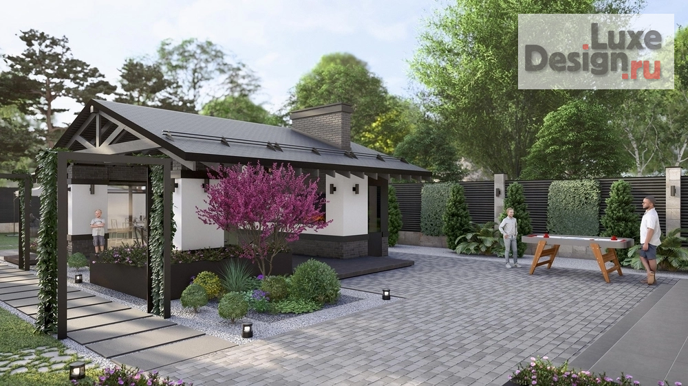 Ландшафтный дизайн "Дом и ландшафт. Для заказа дизайн-проекта звоните или пишите: +7 (919) 199-01-43" (фото 9)