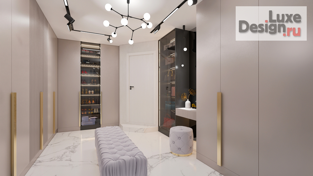 дизайн интерьера гардеробной "Дизайн интерьера гардеробной. Для заказа дизайн-проекта звоните или пишите: +7 (919) 199-01-43" (фото 4)