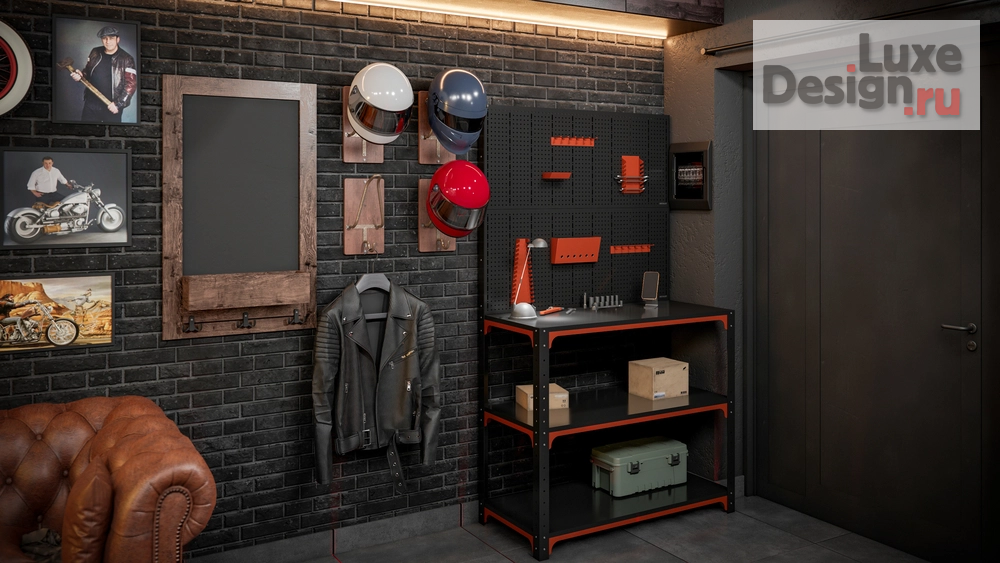 Дизайн интерьера частного дома "Дизайн интерьер гаража. Для заказа дизайн-проекта звоните или пишите: +7 (919) 199-01-43" (фото 5)