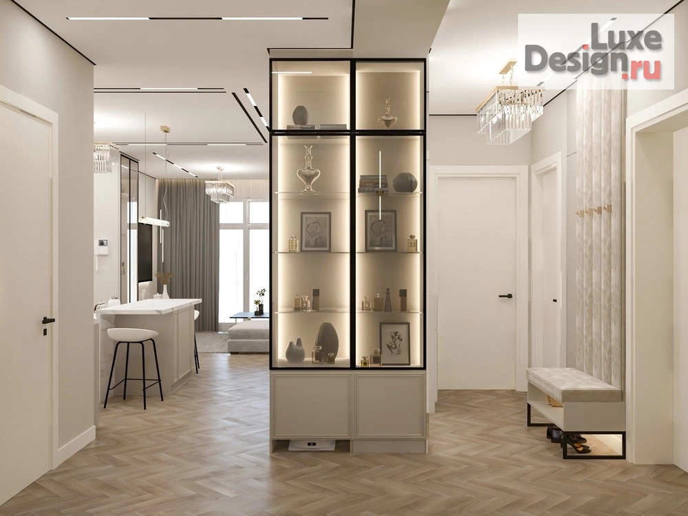 Дизайн интерьера квартиры "Квартира площадью 116 м2. Для заказа дизайн-проекта звоните или пишите: +7 (919) 199-01-43" (фото 5)