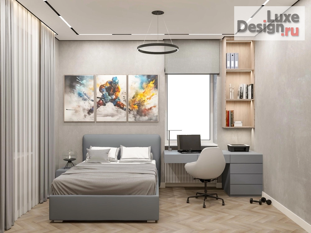 Дизайн интерьера квартиры "Квартира площадью 116 м2. Для заказа дизайн-проекта звоните или пишите: +7 (919) 199-01-43" (фото 27)