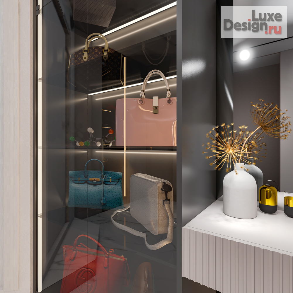 дизайн интерьера гардеробной "Дизайн интерьера гардеробной. Для заказа дизайн-проекта звоните или пишите: +7 (919) 199-01-43" (фото 9)