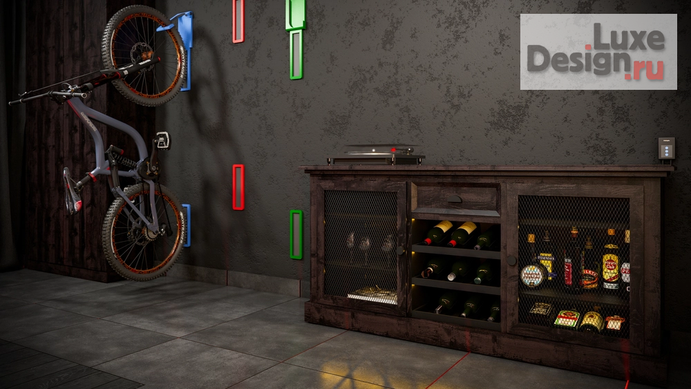 Дизайн интерьера частного дома "Дизайн интерьер гаража. Для заказа дизайн-проекта звоните или пишите: +7 (919) 199-01-43" (фото 9)