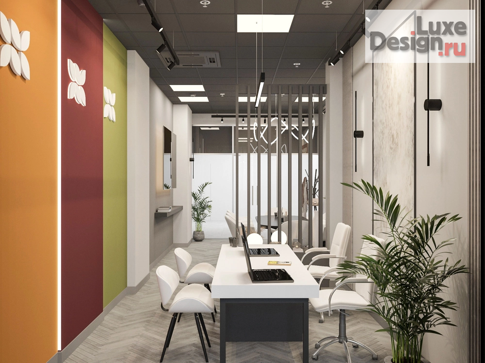 Дизайн интерьера офиса "Офис продаж "Цветной Бульвар". Для заказа дизайн-проекта звоните или пишите: +7 (919) 199-01-43" (фото 3)