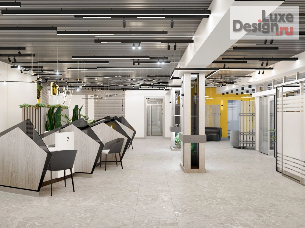 Дизайн интерьера офиса ""Эксимбанк" Для заказа дизайн-проекта звоните или пишите: +7 (919) 199-01-43" (фото 4)