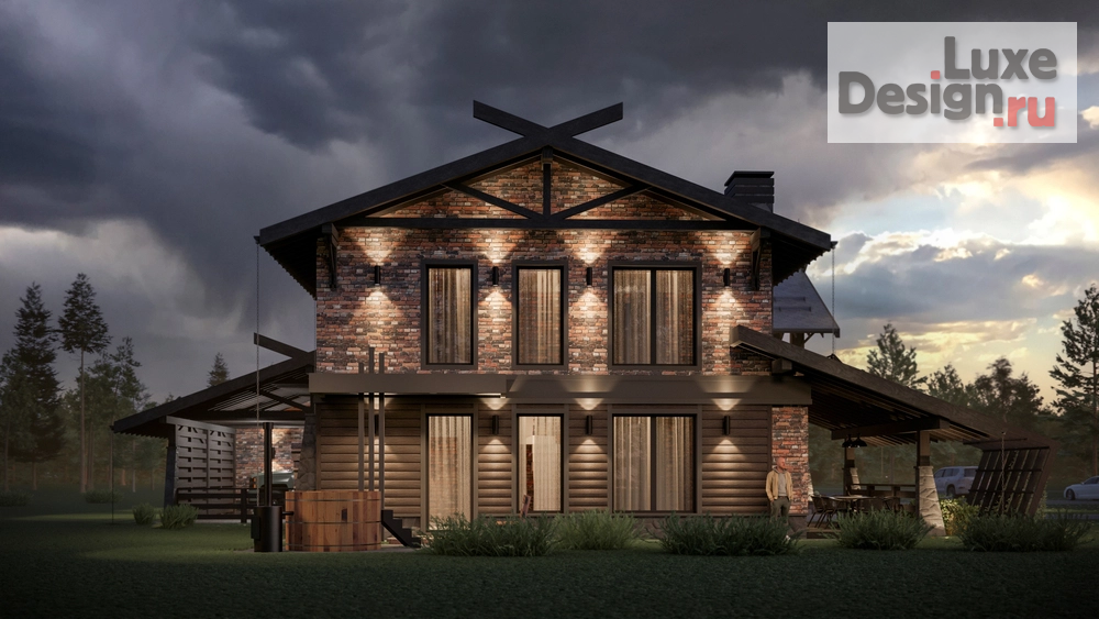 Частная архитектура "Дом Шале. Для заказа дизайн-проекта звоните или пишите: +7 (919) 199-01-43" (фото 10)