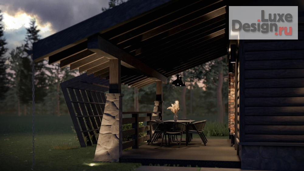 Частная архитектура "Дом Шале. Для заказа дизайн-проекта звоните или пишите: +7 (919) 199-01-43" (фото 12)