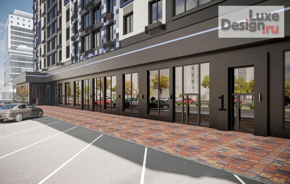Общественная архитектура "ЖК " Цветной Бульвар". Для заказа дизайн-проекта звоните или пишите: +7 (919) 199-01-43" (фото 3)