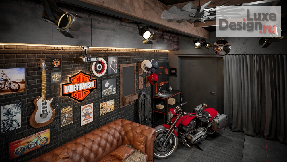 Дизайн интерьера частного дома "Дизайн интерьер гаража. Для заказа дизайн-проекта звоните или пишите: +7 (919) 199-01-43" (фото 10)