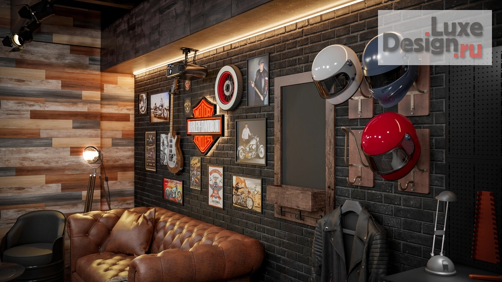 Дизайн интерьера частного дома "Дизайн интерьер гаража. Для заказа дизайн-проекта звоните или пишите: +7 (919) 199-01-43" (фото 12)