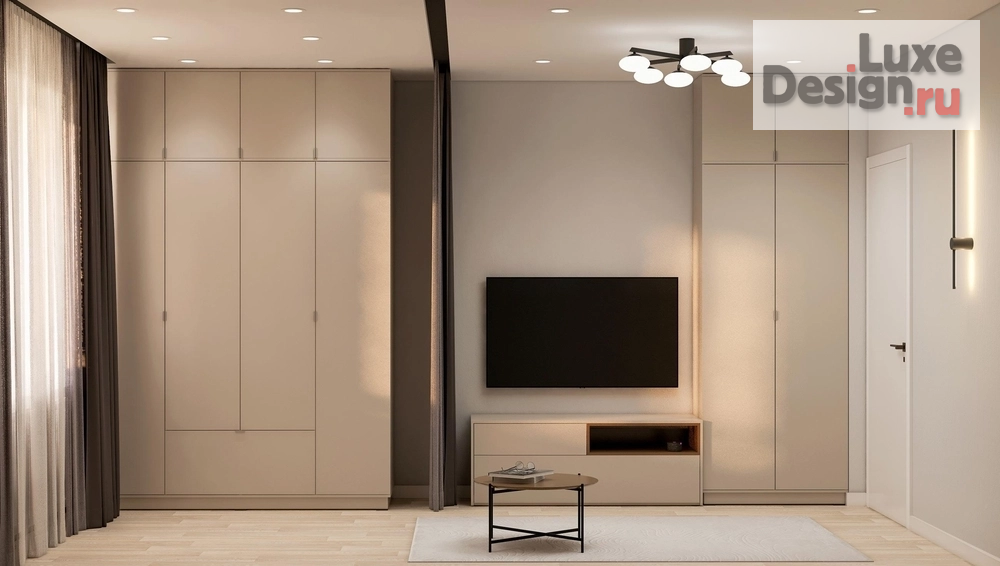 Дизайн интерьера однокомнатной квартиры "Интерьер типовой квартиры" (фото 5)