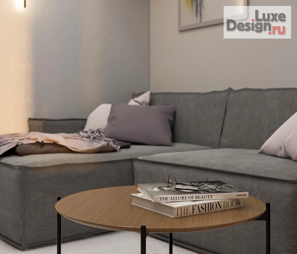 Дизайн интерьера однокомнатной квартиры "Интерьер типовой квартиры" (фото 3)