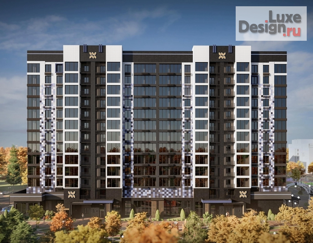 Общественная архитектура "ЖК " Цветной Бульвар" - дневной вид. Для заказа дизайн-проекта звоните или пишите: +7 (919) 199-01-43" (фото 2)