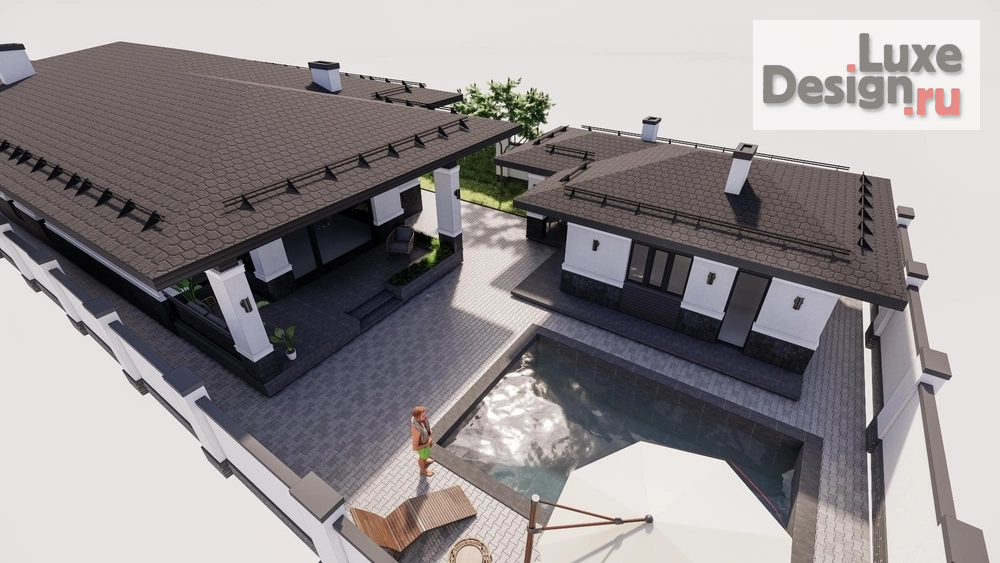 Частная архитектура "Проект дома в стиле Райта. Для заказа дизайн-проекта звоните или пишите: +7 (919) 199-01-43" (фото 6)