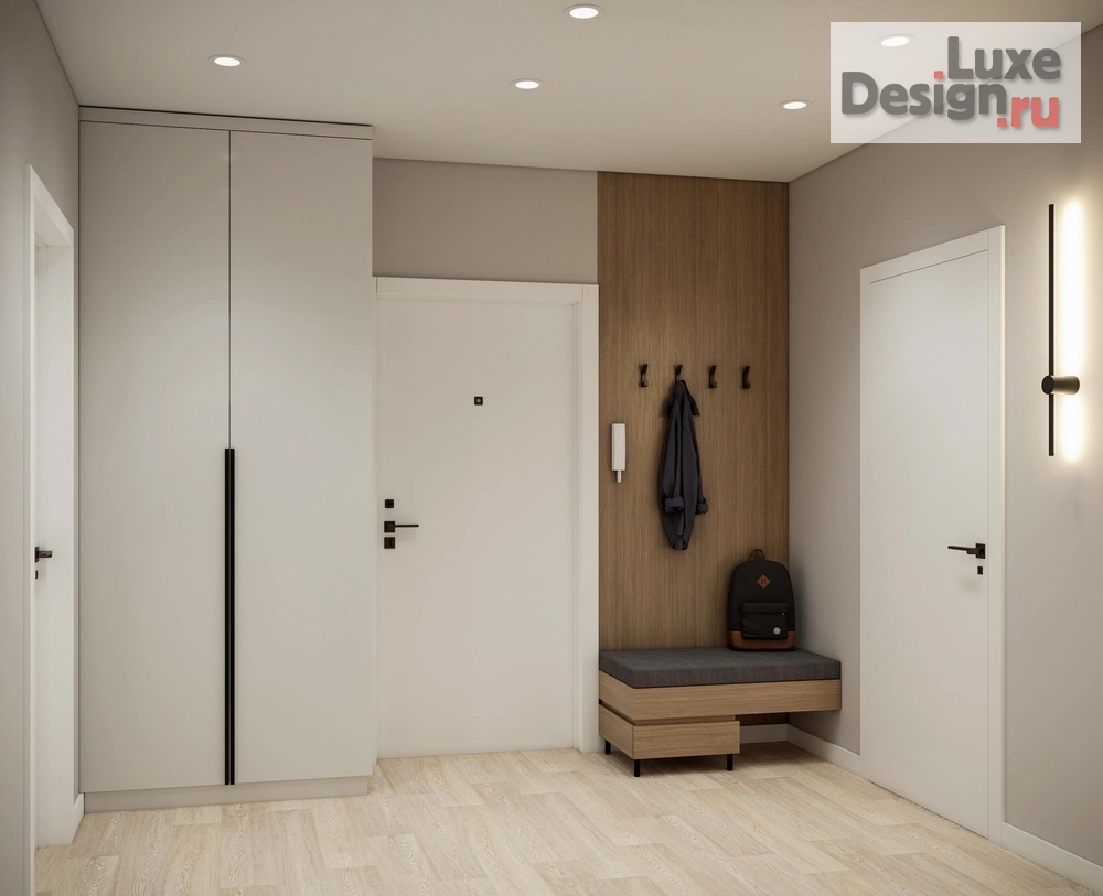 Дизайн интерьера однокомнатной квартиры "Интерьер типовой квартиры" (фото 21)