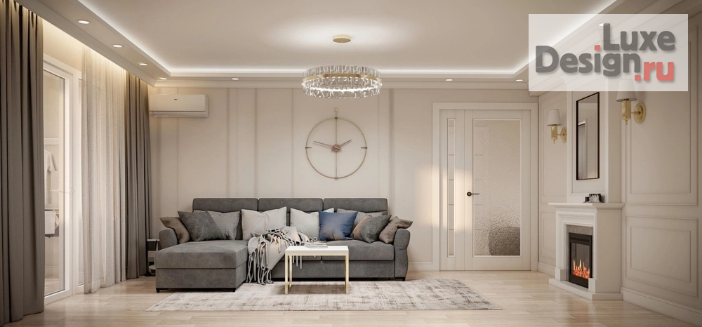 Дизайн интерьера гостиной "Дизайн интерьера гостиной в современном стиле. Для заказа дизайн-проекта звоните или пишите: +7 (919) 199-01-43" (фото 8)