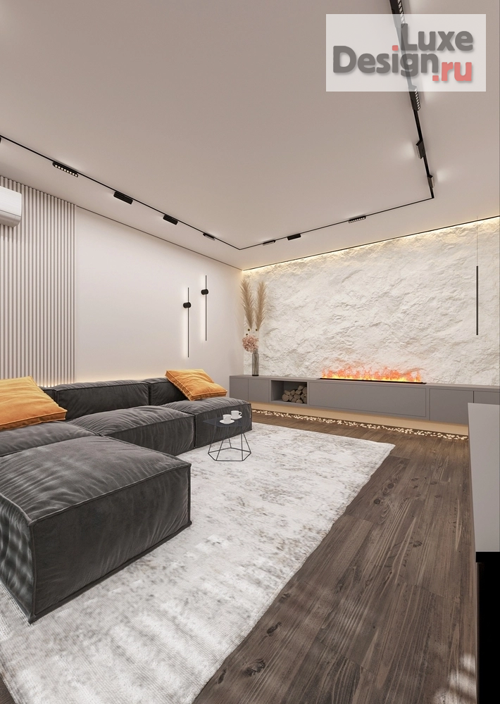 Дизайн интерьера однокомнатной квартиры "Дизайн интерьера квартиры. Для заказа дизайн-проекта звоните или пишите: +7 (919) 199-01-43" (фото 3)