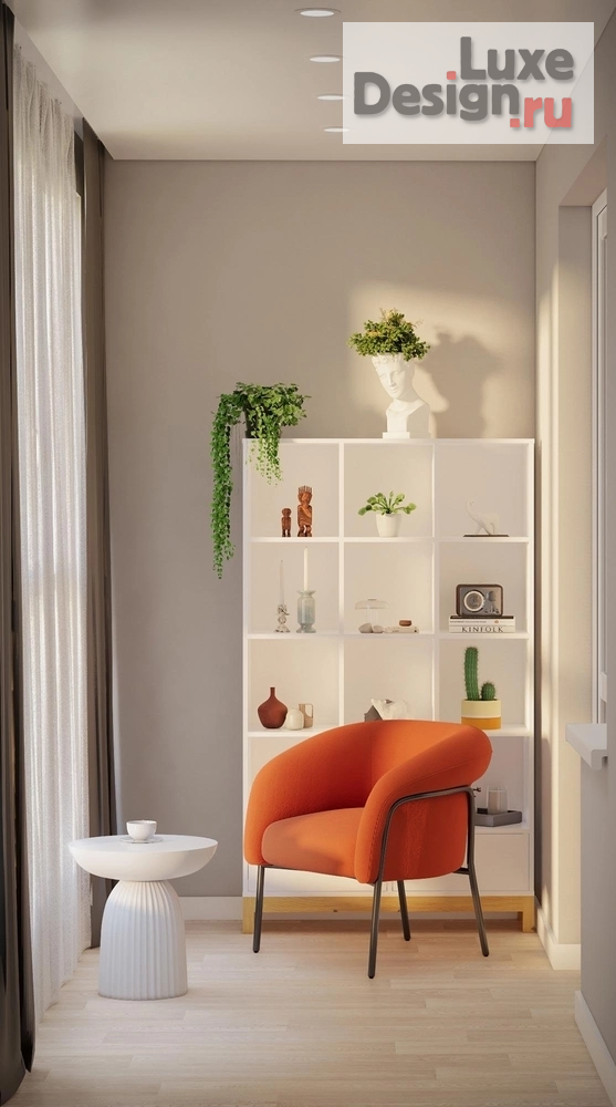 Дизайн интерьера однокомнатной квартиры "Интерьер типовой квартиры" (фото 15)