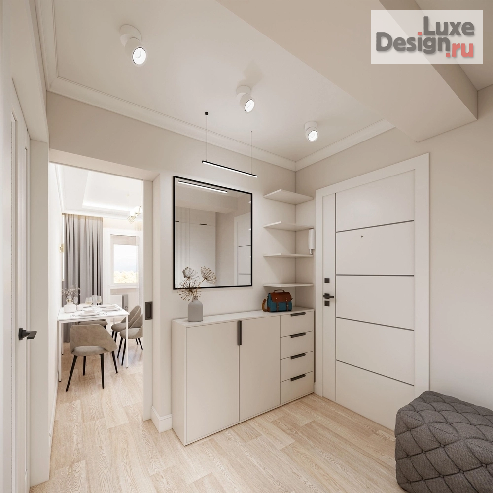 Дизайн интерьера прихожей "Прихожая. Для заказа дизайн-проекта звоните или пишите: +7 (919) 199-01-43" (фото 3)