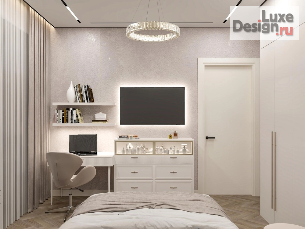 Дизайн интерьера квартиры "Квартира площадью 116 м2. Для заказа дизайн-проекта звоните или пишите: +7 (919) 199-01-43" (фото 22)