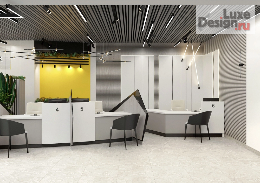 Дизайн интерьера офиса ""Эксимбанк" Для заказа дизайн-проекта звоните или пишите: +7 (919) 199-01-43" (фото 6)