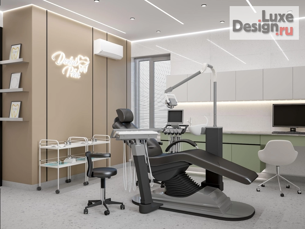 Дизайн интерьера лечебного учреждения "Проект стоматологической клиники. Для заказа дизайн-проекта звоните или пишите: +7 (919) 199-01-43" (фото 21)