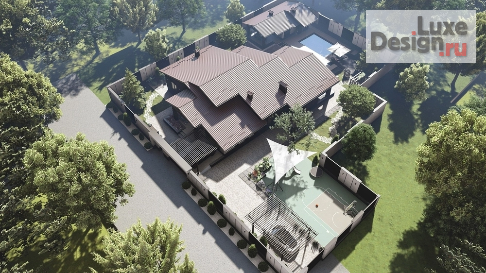 Частная архитектура "Фасад и благоустройство  частного дома. Для заказа дизайн-проекта звоните или пишите: +7 (919) 199-01-43" (фото 12)