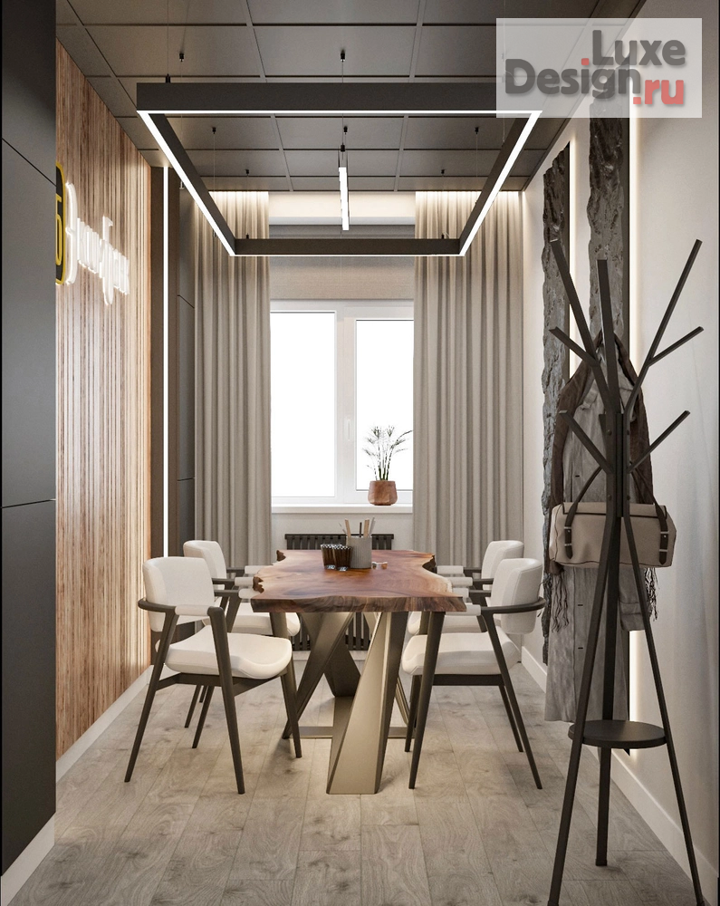 Дизайн интерьера офиса "Переговорная комната. Для заказа дизайн-проекта звоните или пишите: +7 (919) 199-01-43" (фото 2)