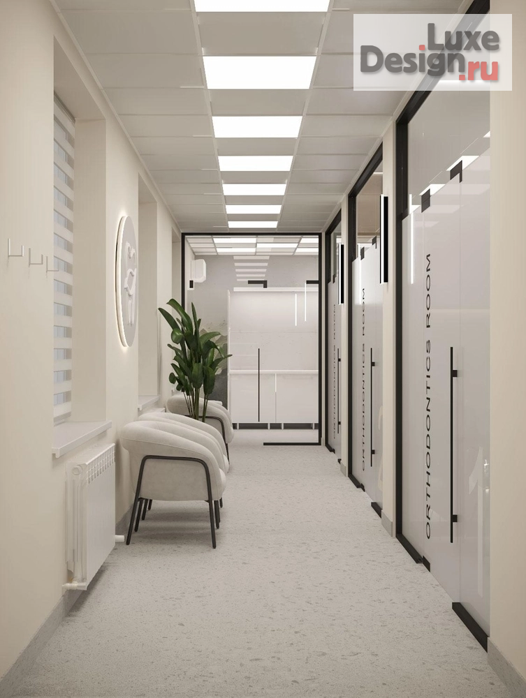 Дизайн интерьера лечебного учреждения "Проект стоматологической клиники. Для заказа дизайн-проекта звоните или пишите: +7 (919) 199-01-43" (фото 4)