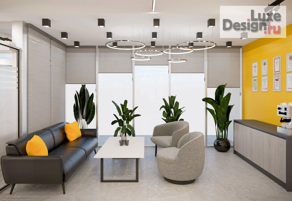 Дизайн интерьера офиса ""Эксимбанк" Для заказа дизайн-проекта звоните или пишите: +7 (919) 199-01-43" (фото 8)