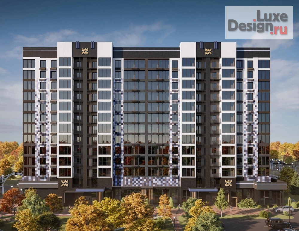 Общественная архитектура "ЖК " Цветной Бульвар" - дневной вид. Для заказа дизайн-проекта звоните или пишите: +7 (919) 199-01-43" (фото 3)