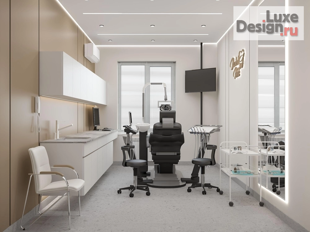 Дизайн интерьера лечебного учреждения "Проект стоматологической клиники. Для заказа дизайн-проекта звоните или пишите: +7 (919) 199-01-43" (фото 15)