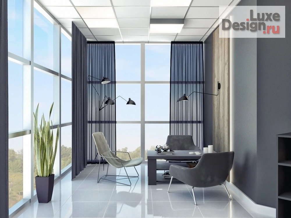 Дизайн интерьера офиса "Офис. Для заказа дизайн-проекта звоните или пишите: +7 (919) 199-01-43" (фото 2)