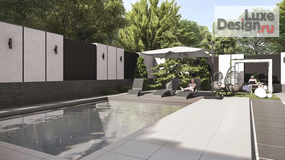 Частная архитектура "БАССЕЙН. Для заказа дизайн-проекта звоните или пишите: +7 (919) 199-01-43" (фото 1)