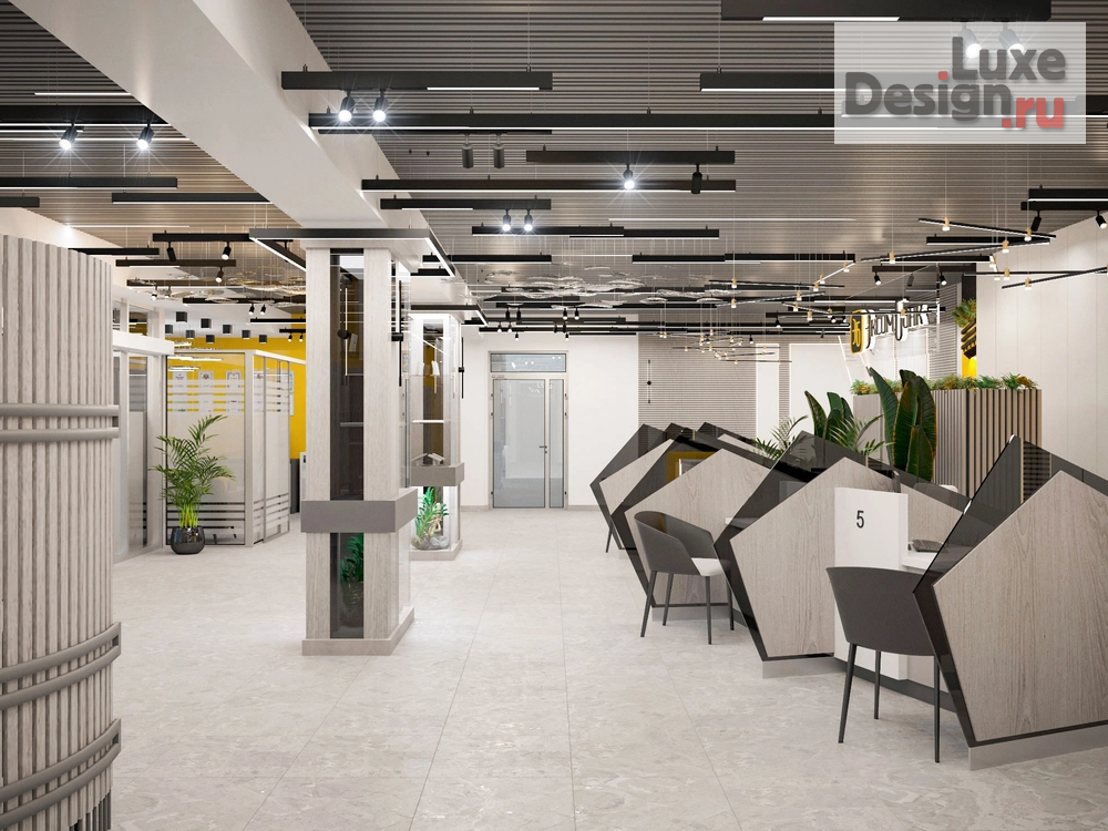 Дизайн интерьера офиса ""Эксимбанк" Для заказа дизайн-проекта звоните или пишите: +7 (919) 199-01-43" (фото 5)