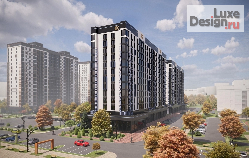 Общественная архитектура "ЖК " Цветной Бульвар" - дневной вид. Для заказа дизайн-проекта звоните или пишите: +7 (919) 199-01-43" (фото 5)